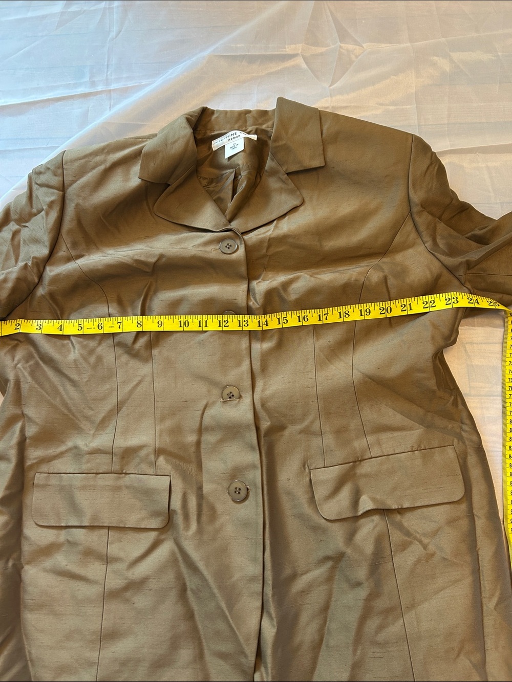 Josephine Chaus Brown Single-Breasted Blazer Jacket - Picture 10 of 10